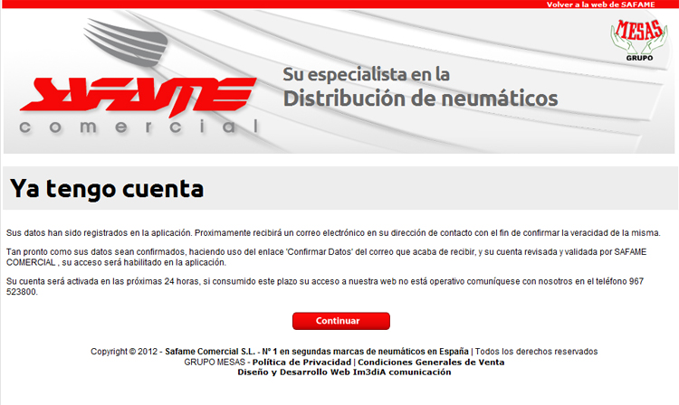 Olvido de la contrasena